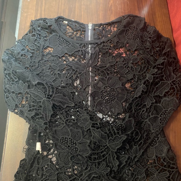 Black Lace Blouse - Picture 4 of 5